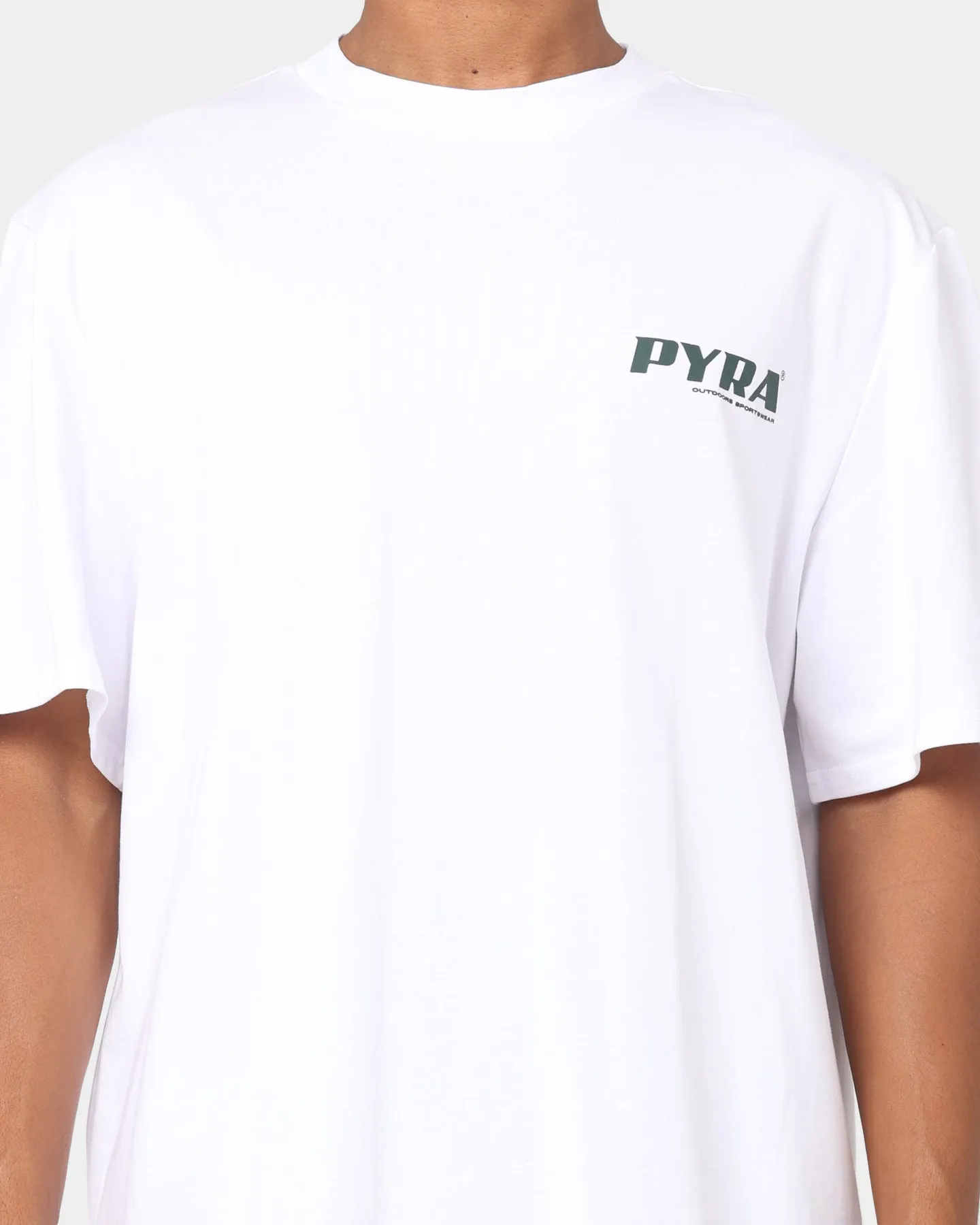 PYRA Version T-Shirt White/Green