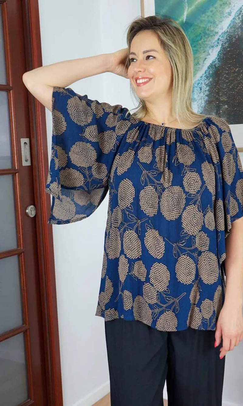 Rayon Top Libra Marigold, More Colours