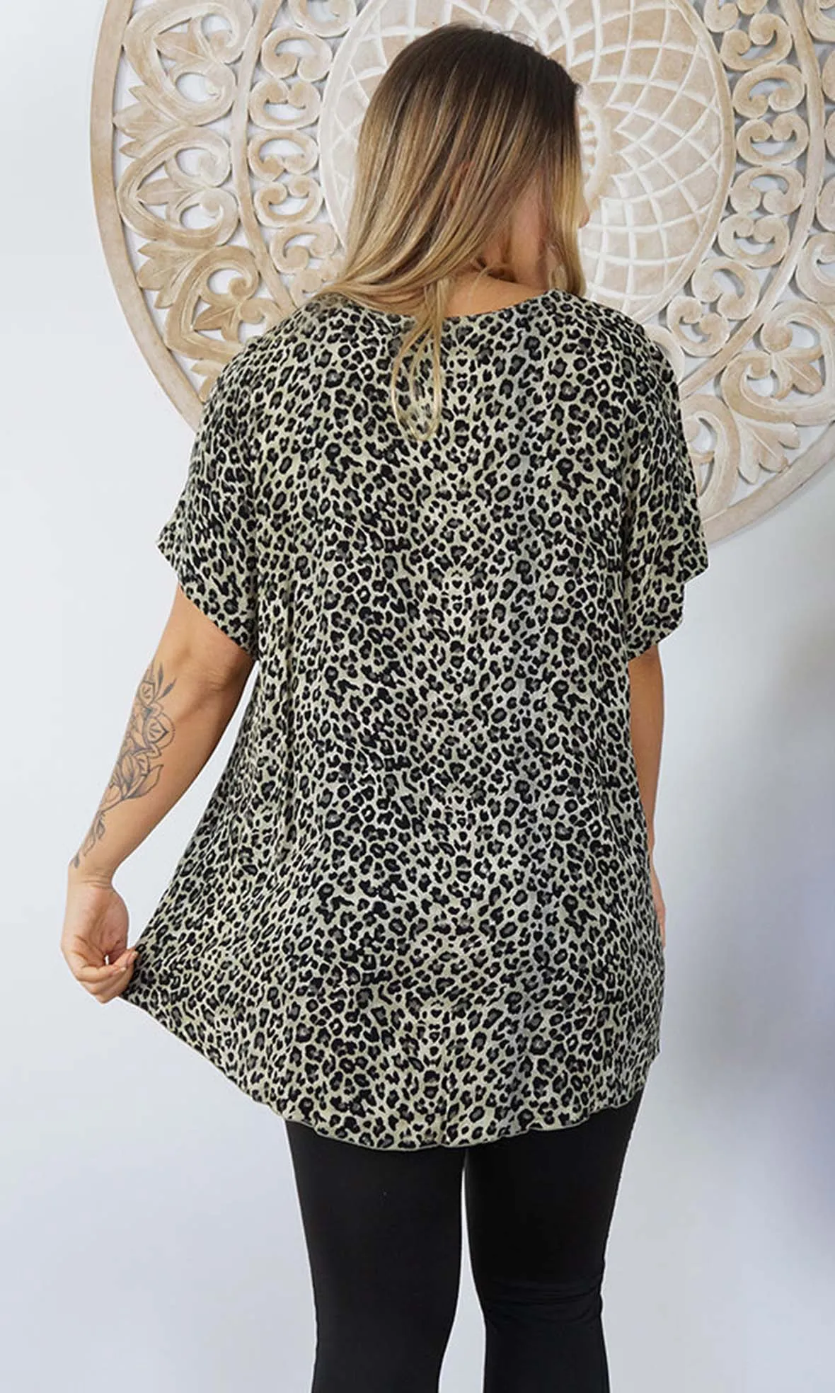 Rayon Top Newport Baby Cheetah, More Colours