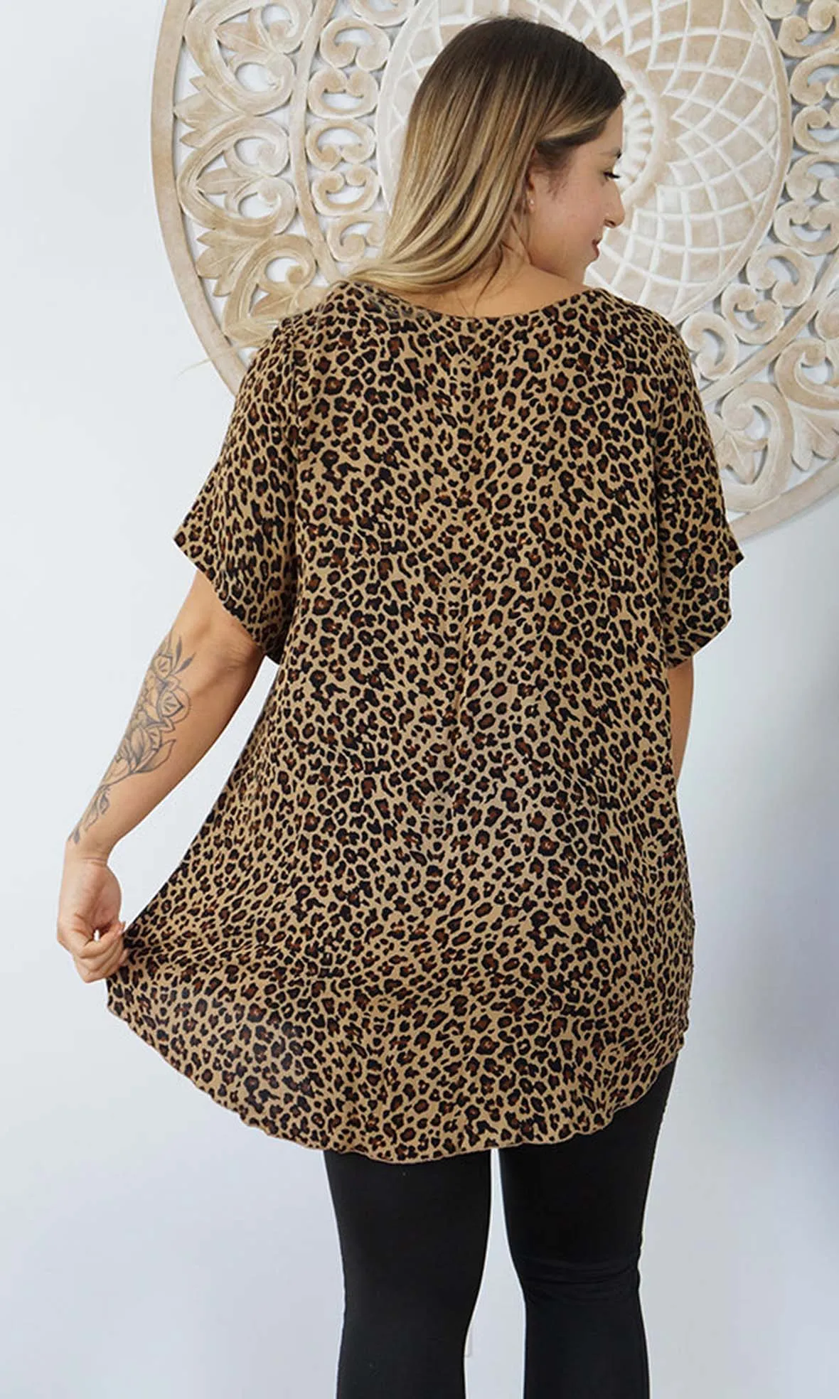 Rayon Top Newport Baby Cheetah, More Colours