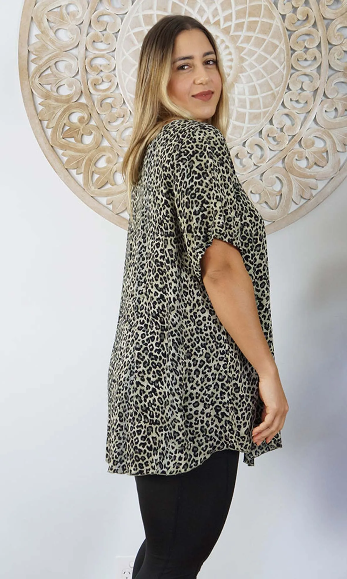 Rayon Top Newport Baby Cheetah, More Colours