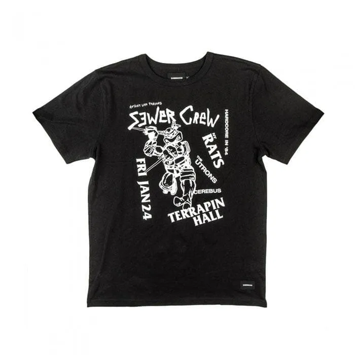 Sewer Crew Black Tee