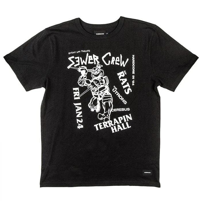 Sewer Crew Black Tee