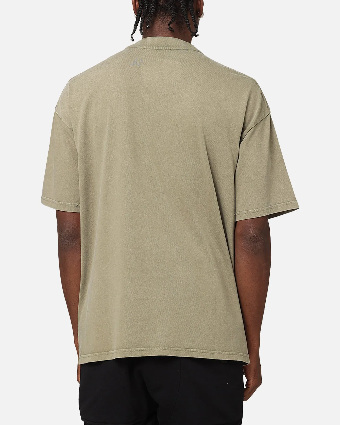 The Anti Order New Dawn Mock Neck T-Shirt Vintage Khaki
