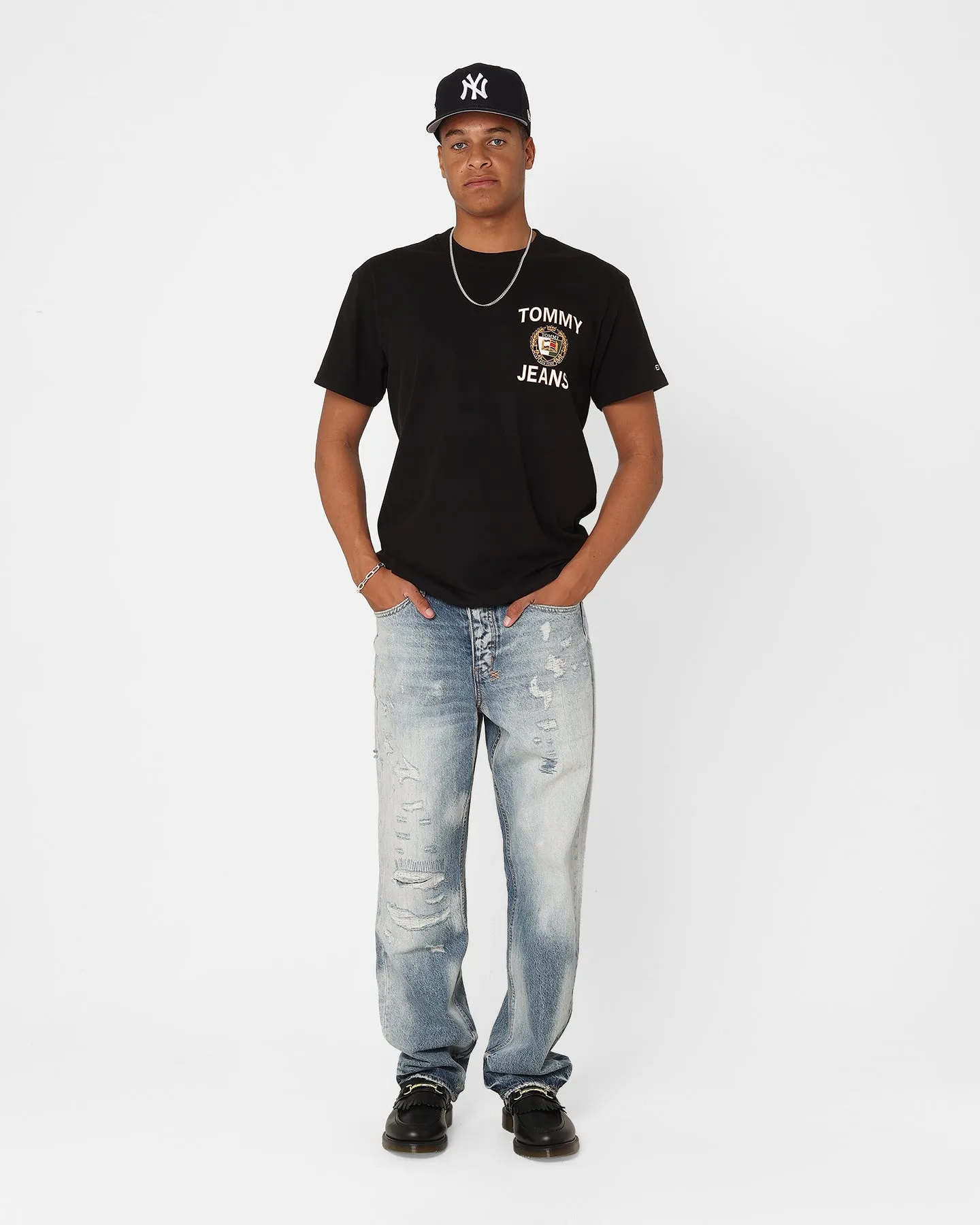 Tommy Jeans Relaxed Luxe 1 T-Shirt Black