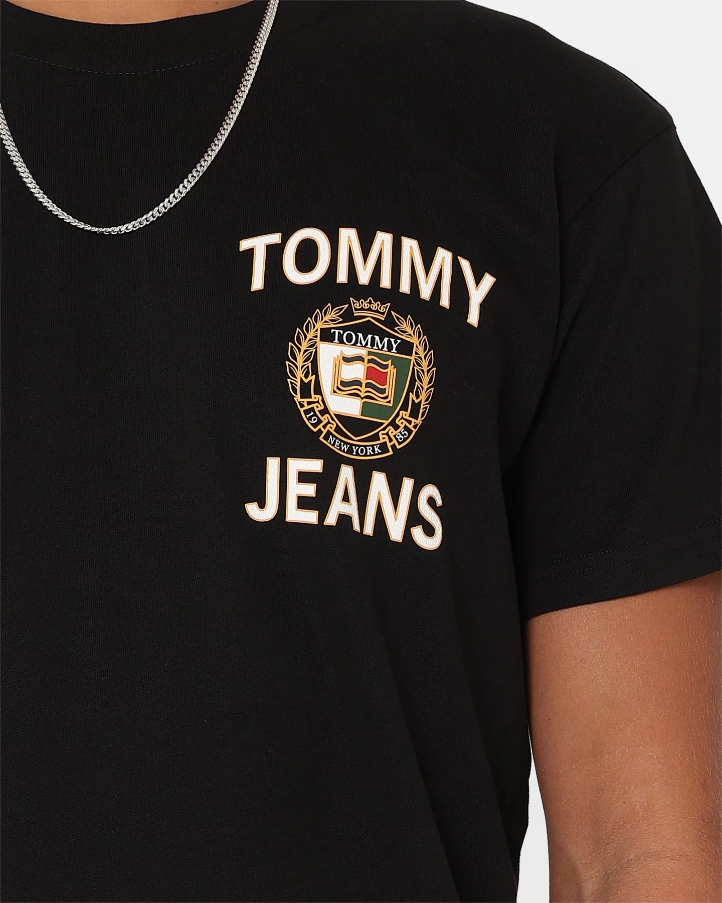 Tommy Jeans Relaxed Luxe 1 T-Shirt Black