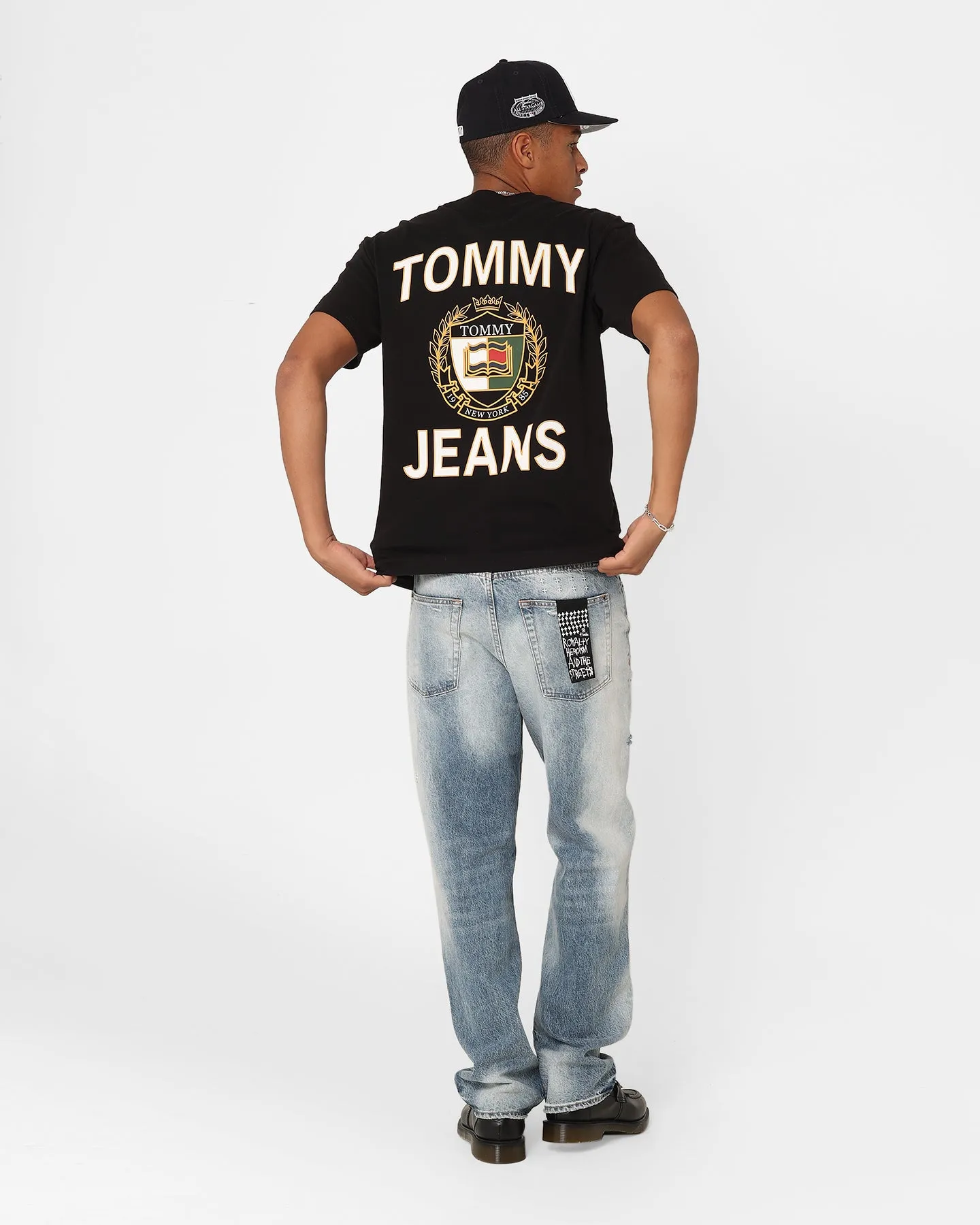 Tommy Jeans Relaxed Luxe 1 T-Shirt Black