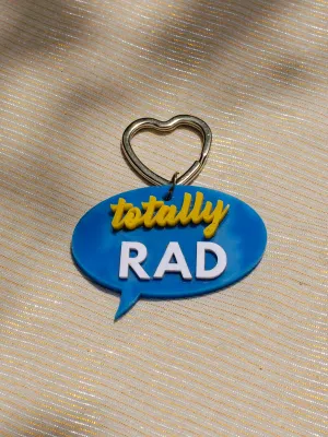 Totally RAD Keychain Bagcharm
