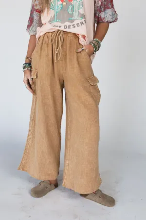 Vibes For Days Pants - Camel