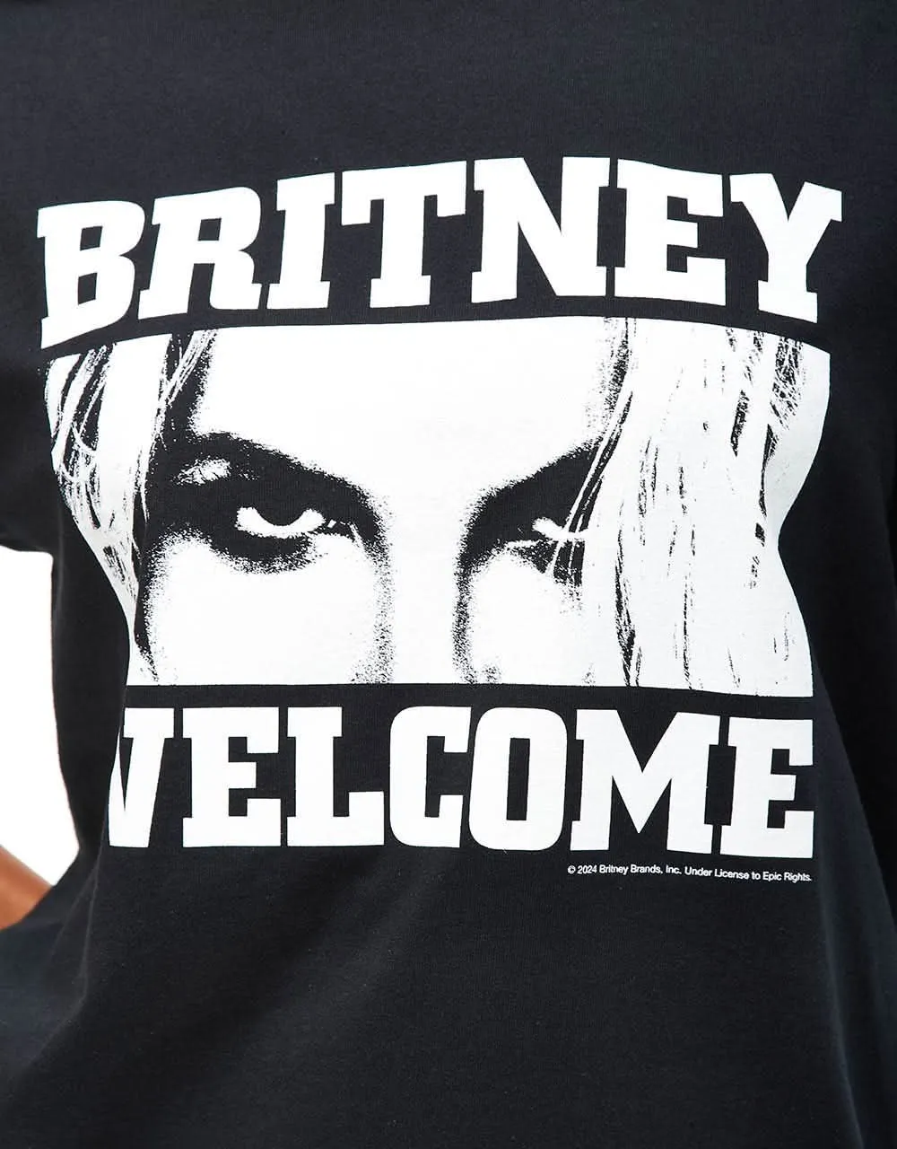 Welcome x Britney Spears Till The World Ends T-Shirt - Black