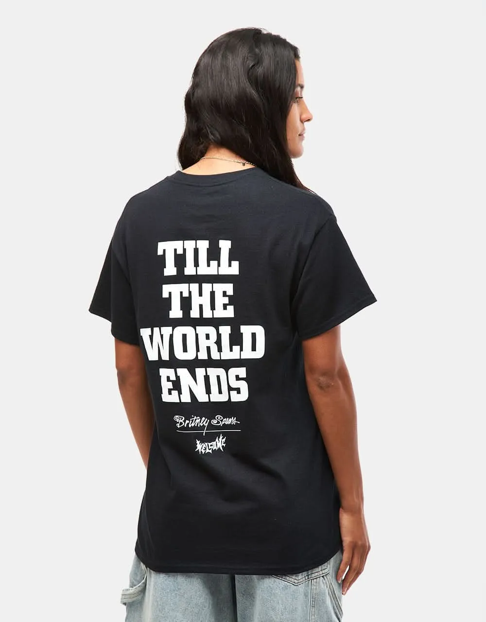 Welcome x Britney Spears Till The World Ends T-Shirt - Black