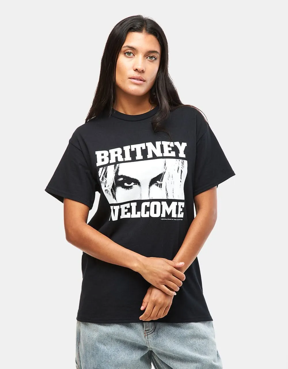 Welcome x Britney Spears Till The World Ends T-Shirt - Black