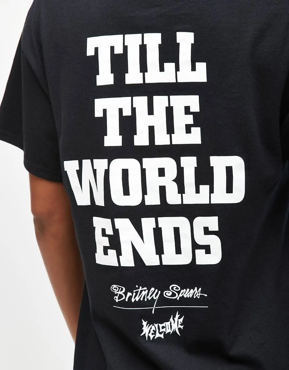 Welcome x Britney Spears Till The World Ends T-Shirt - Black