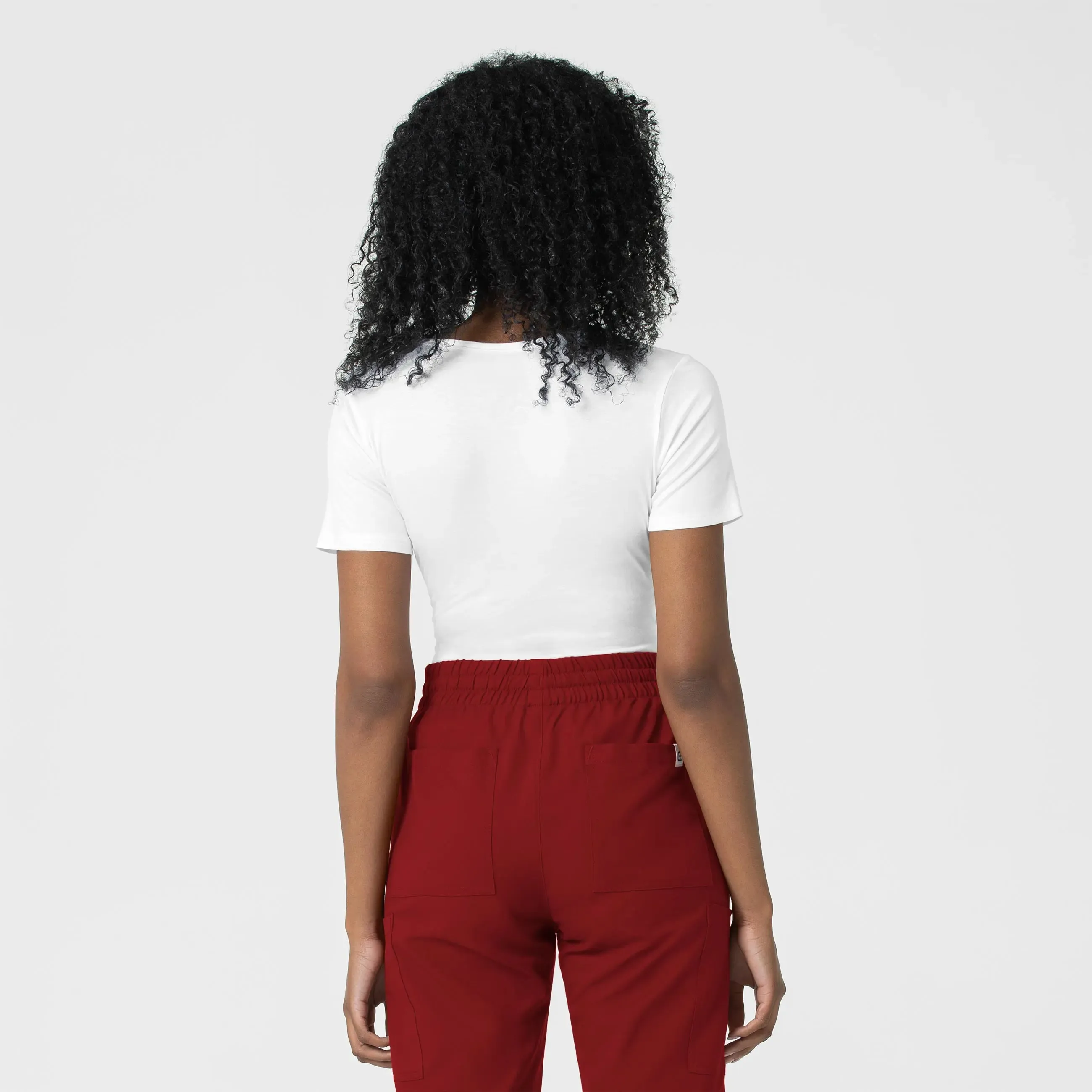 Wink Women's Thrive Cargo Jogger Scrub Pant - Burgundy