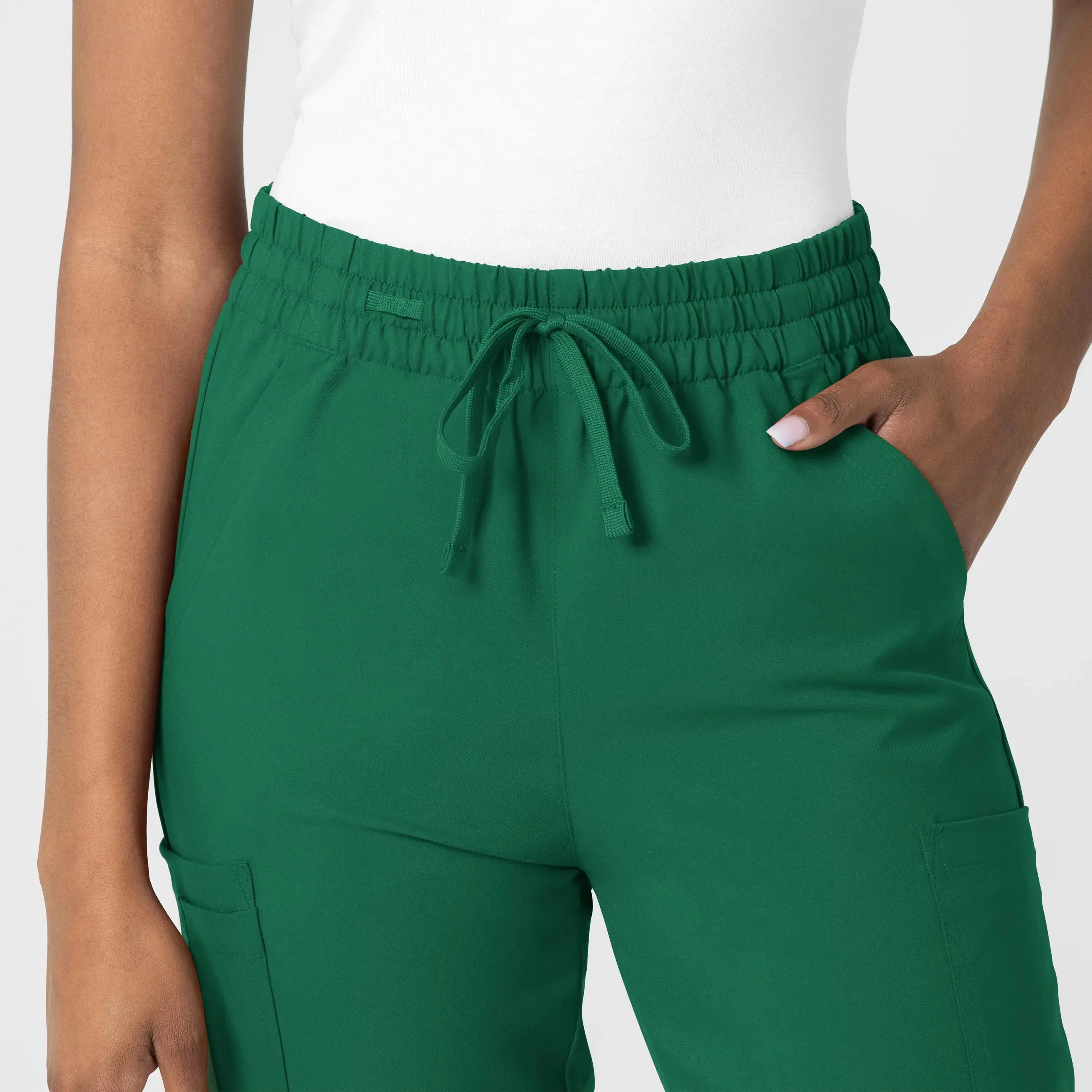 Wink Women's Thrive Cargo Jogger Scrub Pant - Hunter