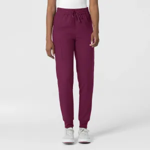 Wink Women's Thrive Cargo Jogger Scrub Pant - Wine
