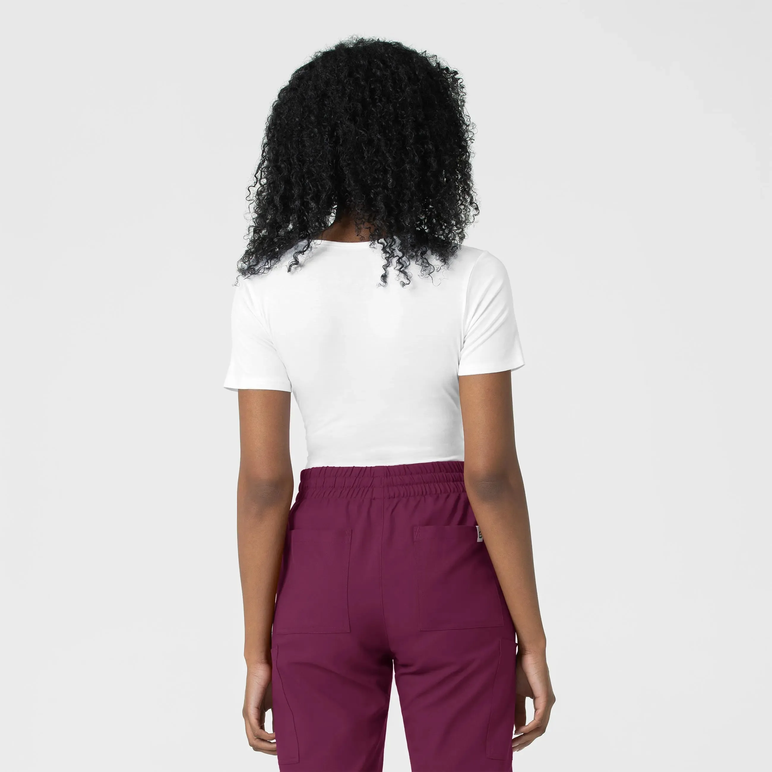 Wink Women's Thrive Cargo Jogger Scrub Pant - Wine