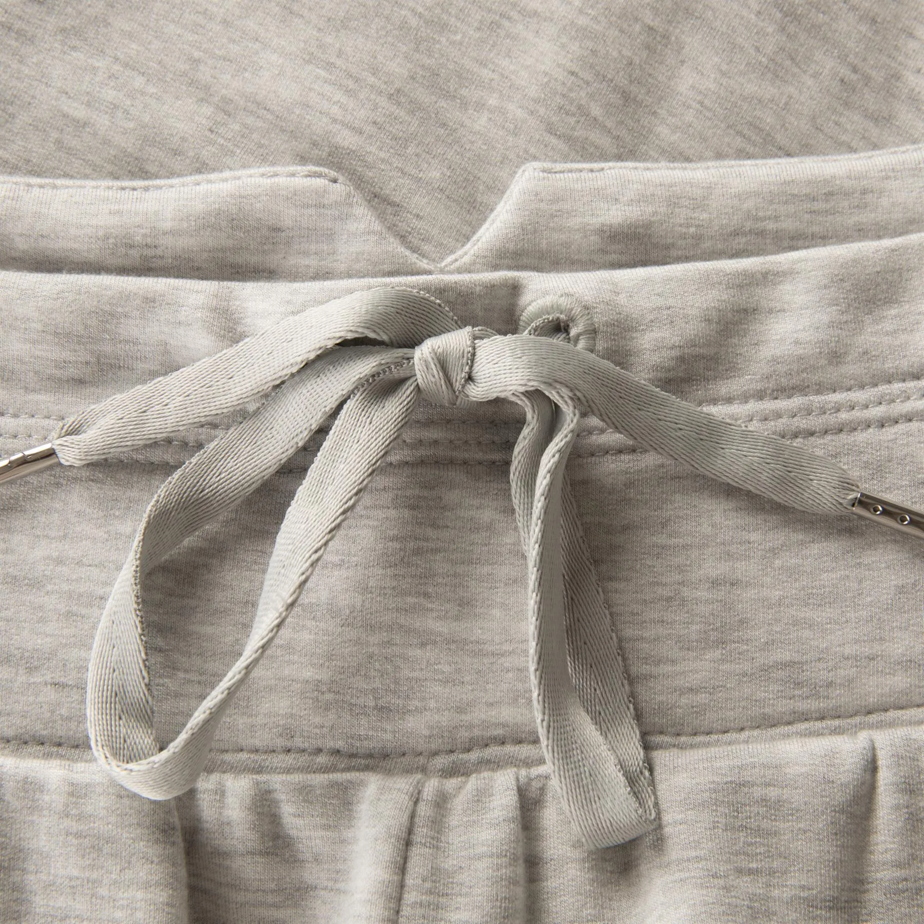 Womens Cloud Terry Tie Joggers Heather Light Grey - AW24