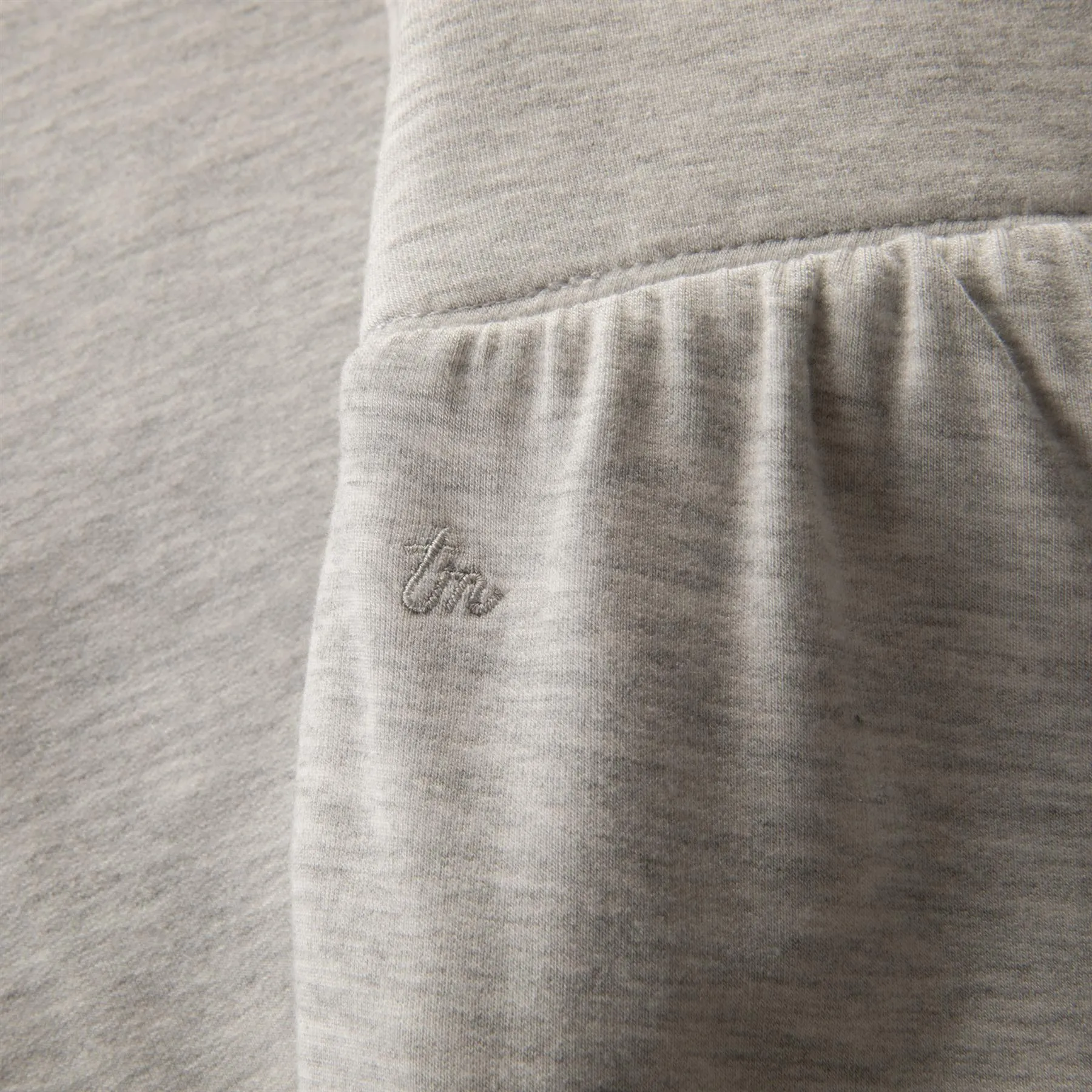Womens Cloud Terry Tie Joggers Heather Light Grey - AW24